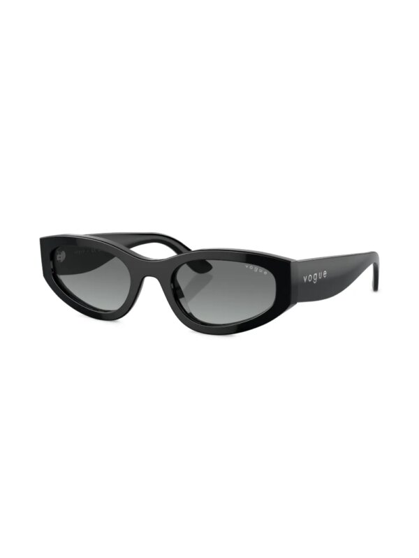 Vogue Eyewear Zonnebril met ovalen montuur - Zwart