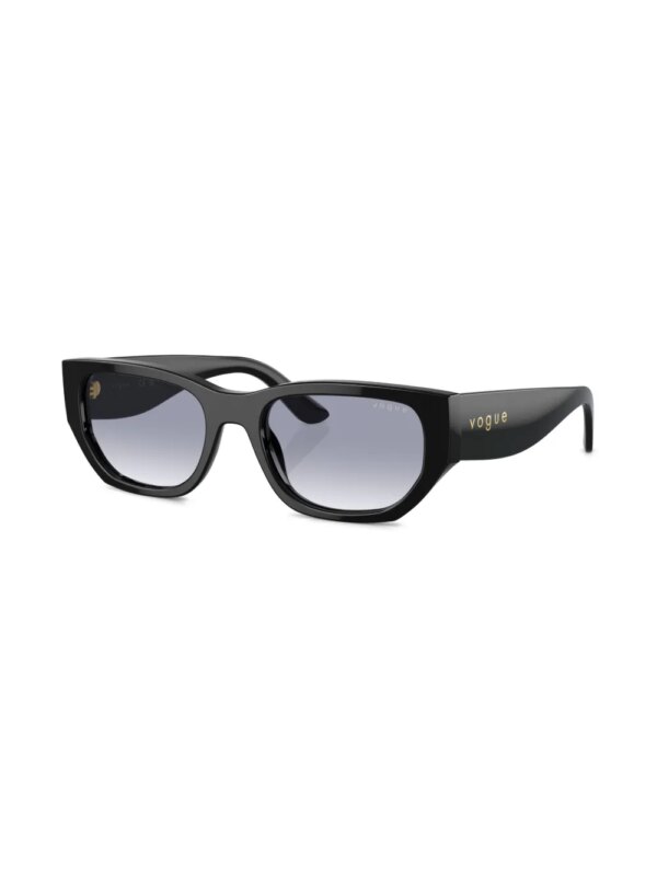 Vogue Eyewear Zonnebril met rechthoekig montuur - Zwart