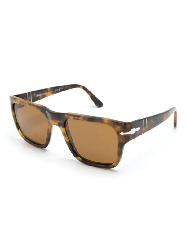 Persol PO3348S zonnebril met vierkant montuur - Bruin