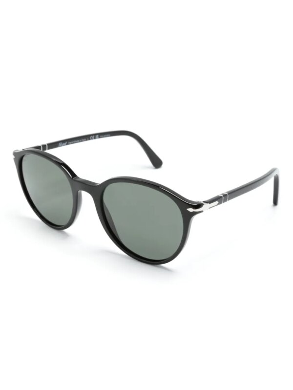Persol Zonnebril met pantos montuur - Zwart