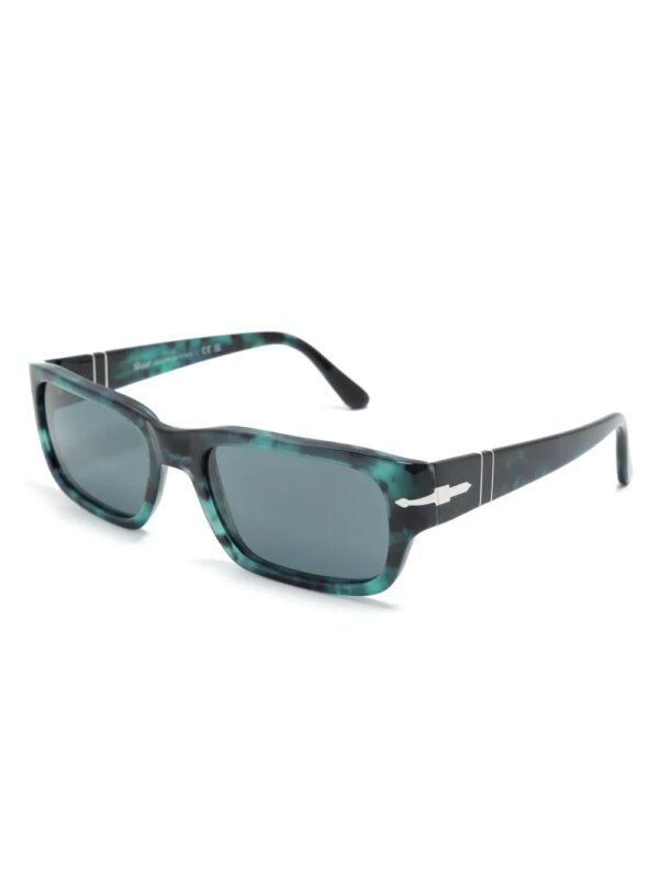 Persol Adrien zonnebril met rechthoekig montuur - Blauw