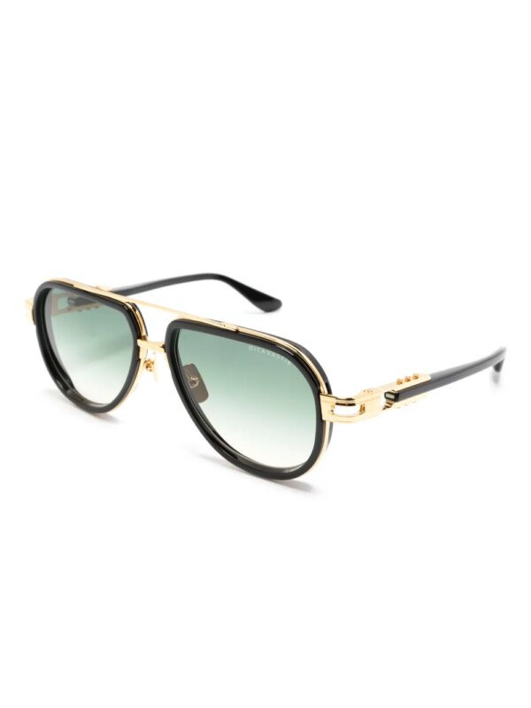Dita Eyewear Vastik zonnebril met piloten montuur - Zwart