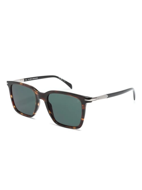 Eyewear by David Beckham Zonnebril met vierkant montuur - Bruin