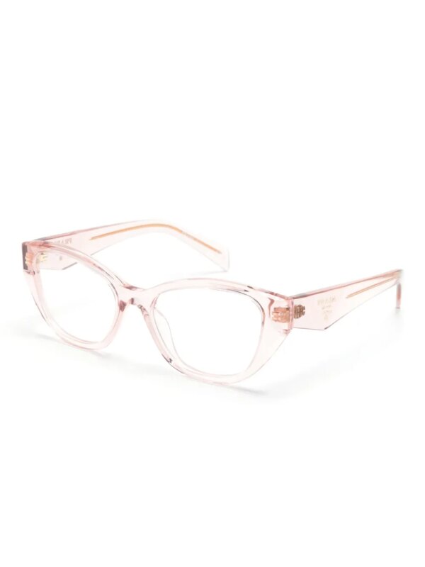 Prada Eyewear Zonnebril met doorzichtig cat-eye montuur - Roze