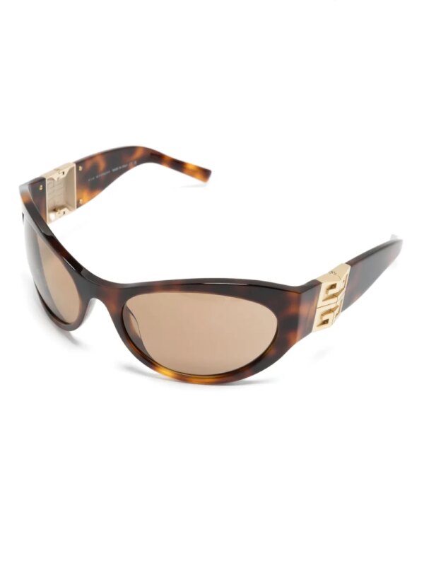 Givenchy Eyewear Zonnebril met oversized montuur - Bruin