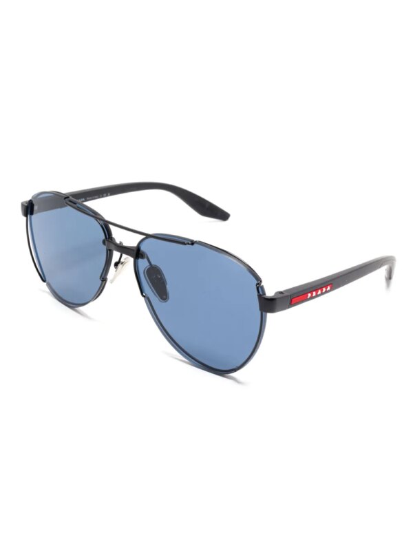 Prada Eyewear Linea Rossa zonnebril - Zwart