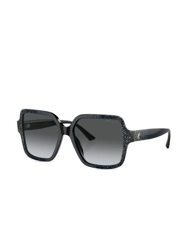 Jimmy Choo Eyewear Zonnebril met vierkant montuur - Zwart