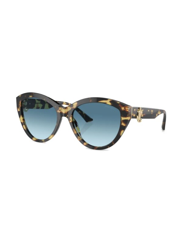 Jimmy Choo Eyewear Zonnebril met cat-eye montuur - Bruin