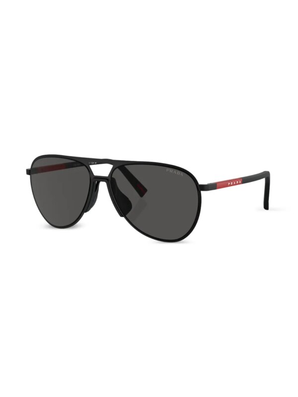 Prada Linea Rossa Linea Rossa zonnebril - Zwart