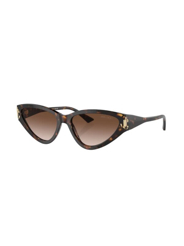 Jimmy Choo Eyewear Zonnebril met cat-eye montuur - Bruin