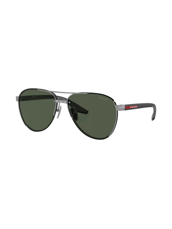 Prada Eyewear Linea Rossa zonnebril - Zilver