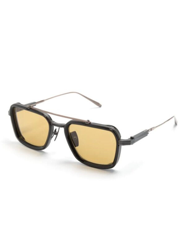 Akoni Zonnebril met piloten montuur - Zwart