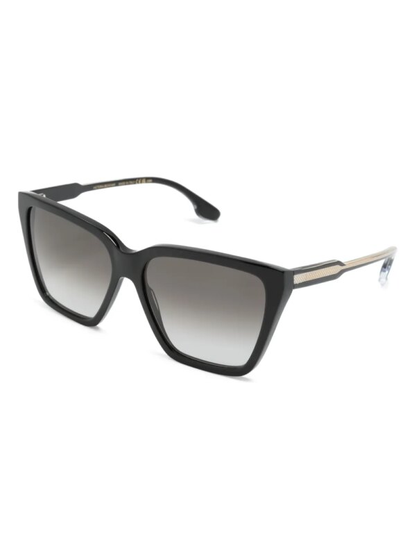 Victoria Beckham Eyewear Zonnebril met vierkant montuur - Zwart