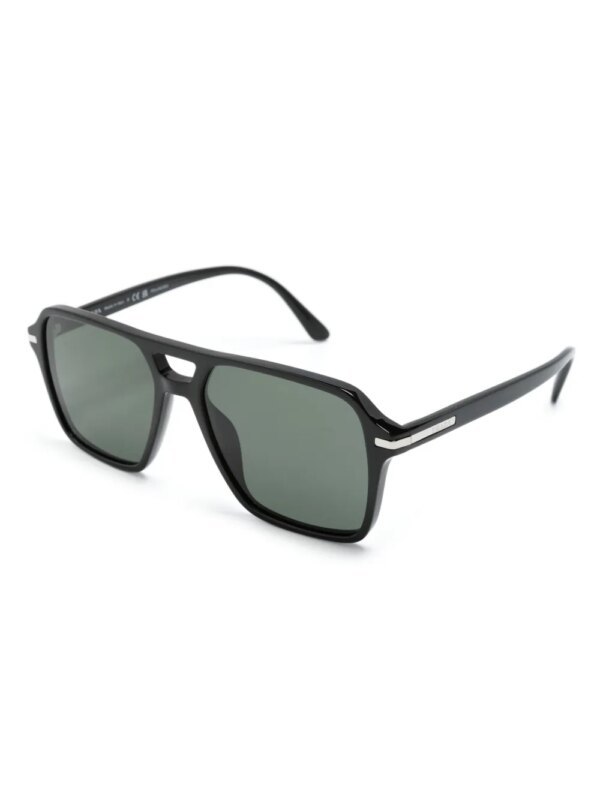 Prada Eyewear Zonnebril met piloten montuur - Zwart