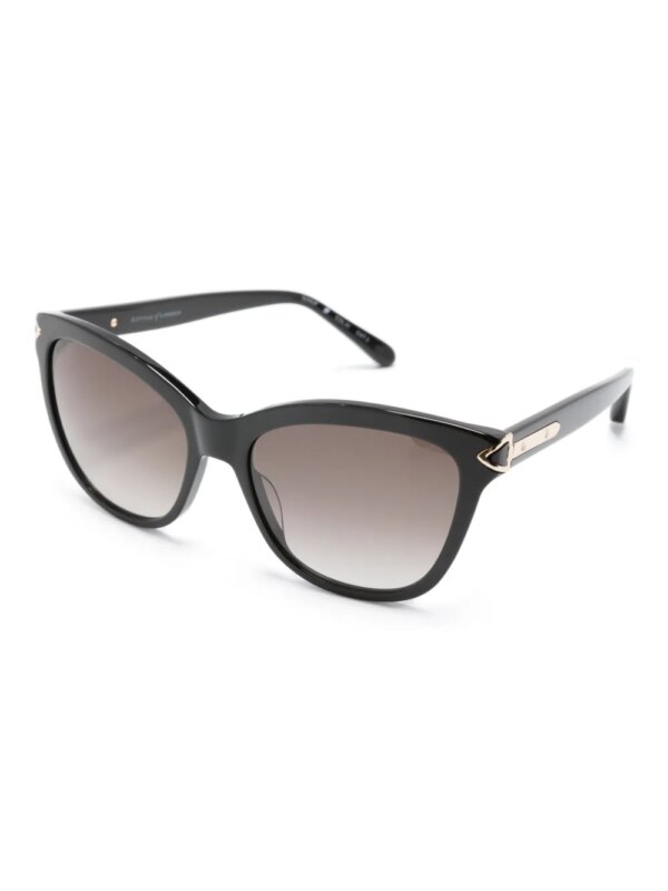 Aspinal Of London Sunup zonnebril met cat-eye montuur - Zwart
