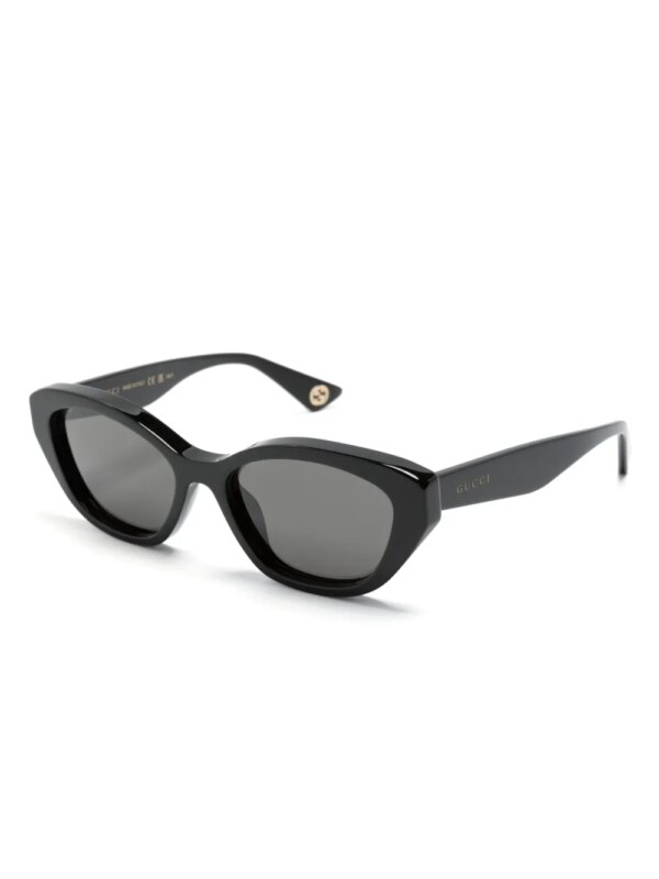 Gucci Eyewear GG1638S zonnebril met cat-eye montuur - Zwart