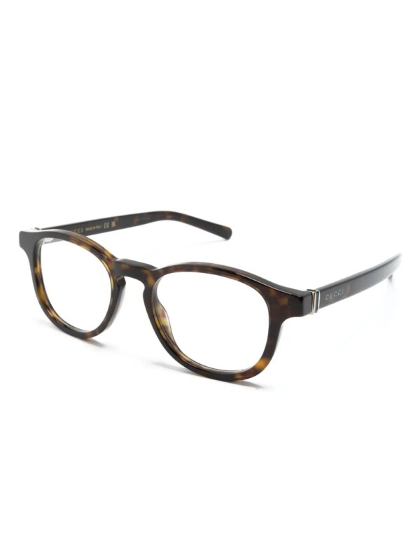 Gucci Eyewear GG1510O zonnebril met rond montuur - Bruin
