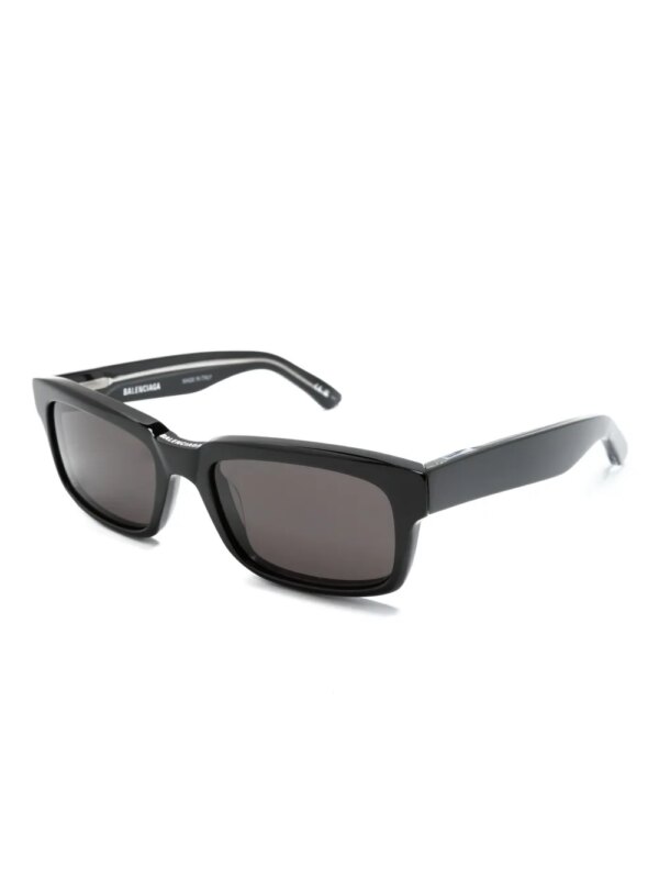Balenciaga Eyewear Zonnebril met rechthoekig montuur - Zwart