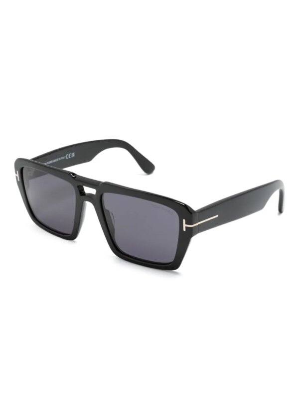 TOM FORD Eyewear Redford zonnebril met vierkant montuur - Zwart
