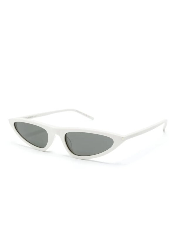 Saint Laurent Eyewear SL 703 zonnebril met cat-eye montuur - Wit