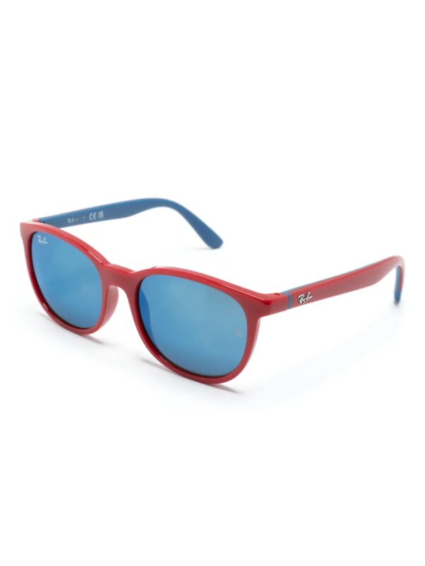 RAY-BAN JUNIOR Zonnebril met vierkant montuur - Rood