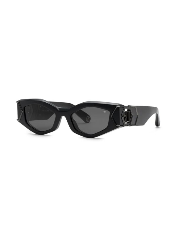 Philipp Plein Eyewear Plein Hera cat-eye zonnebril - Zwart
