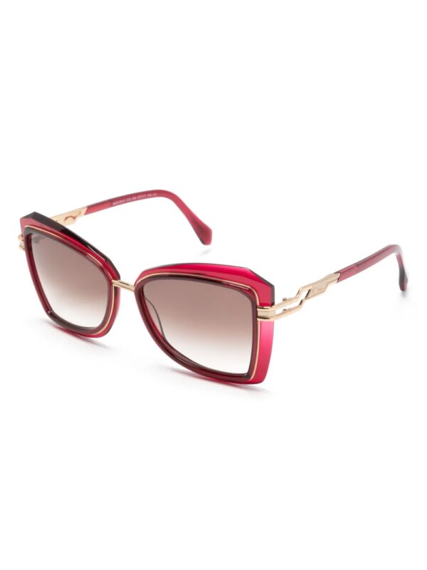 Cazal 851/2 oversized zonnebril - Rood