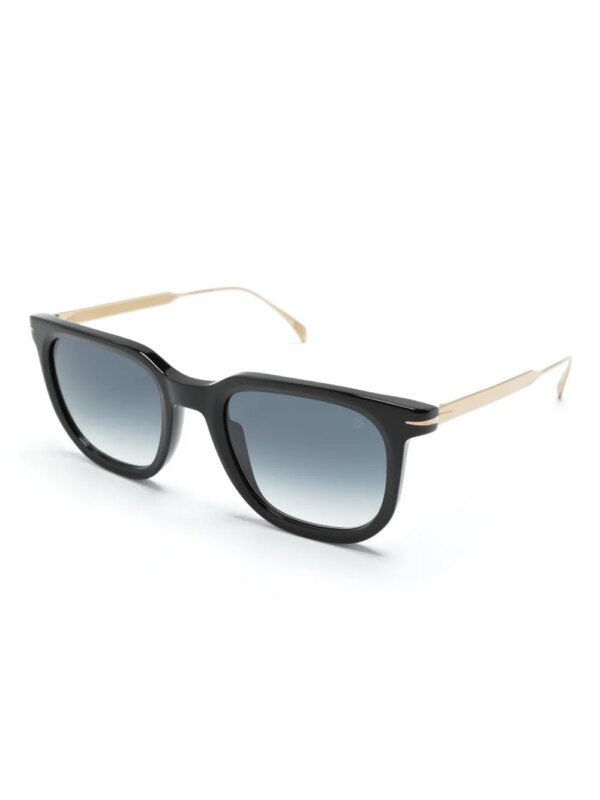Eyewear by David Beckham Zonnebril met vierkant montuur - Goud
