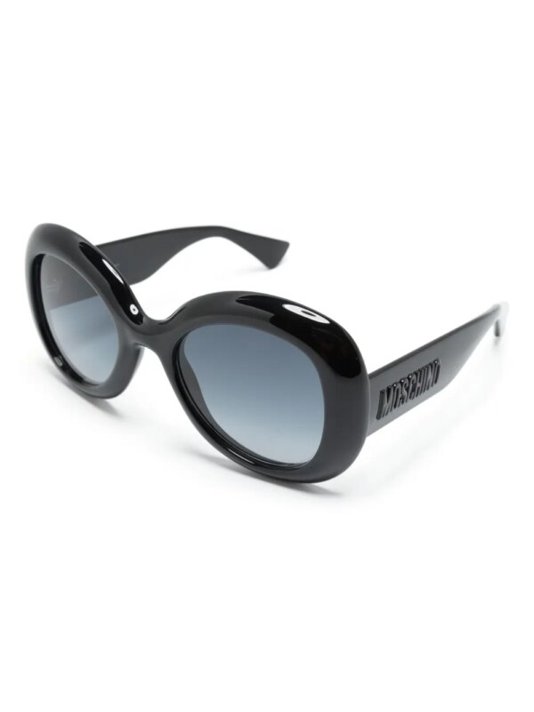 Moschino Eyewear Zonnebril met oversized montuur - Zwart