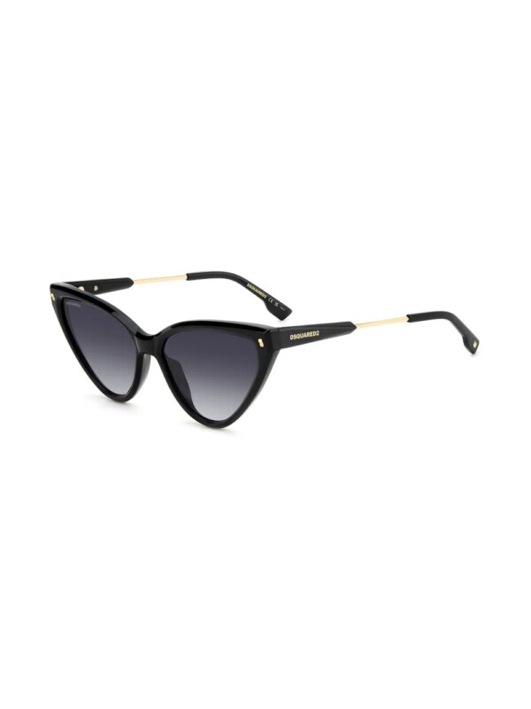 DSQUARED2 EYEWEAR Zonnebril met cat-eye montuur - Zwart