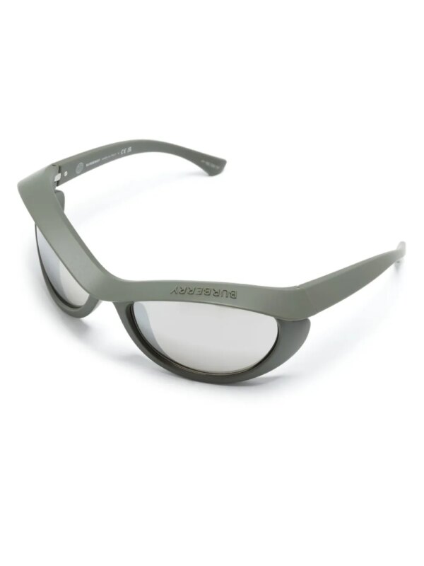 Burberry Eyewear Blinker zonnebril met wikkelmontuur - Grijs