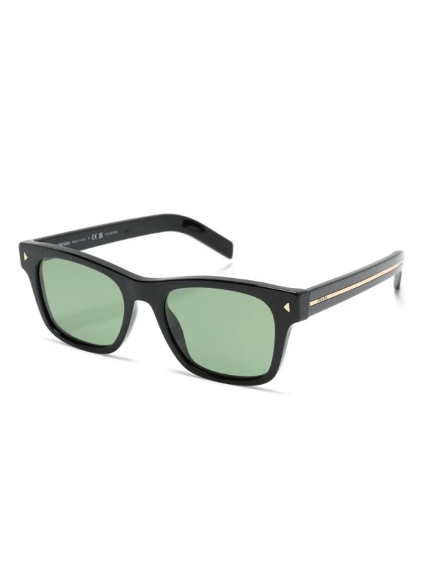 Prada Eyewear Zonnebril met vierkant montuur - Zwart