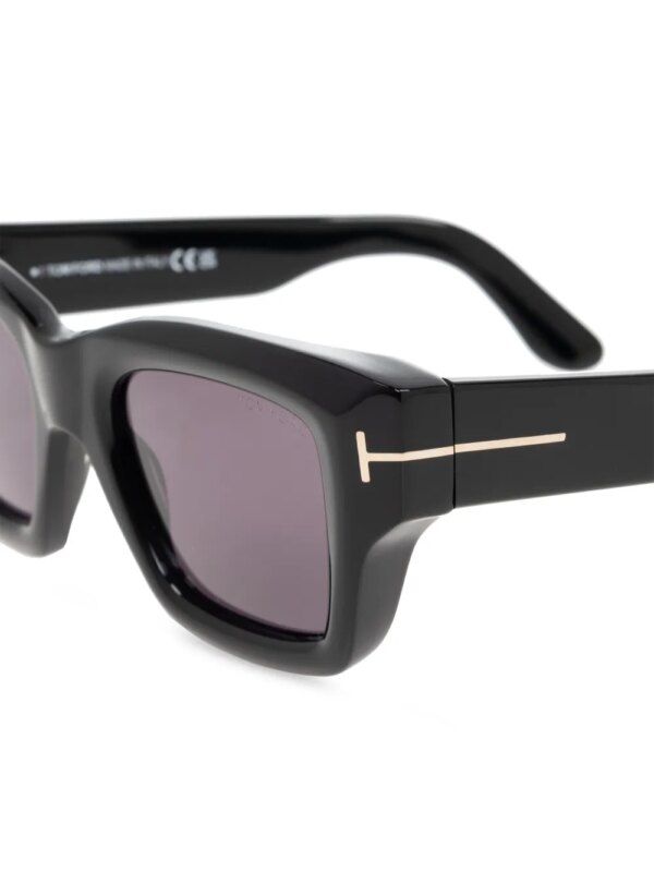 TOM FORD Eyewear FT1154 zonnebril met vierkant montuur - Zwart