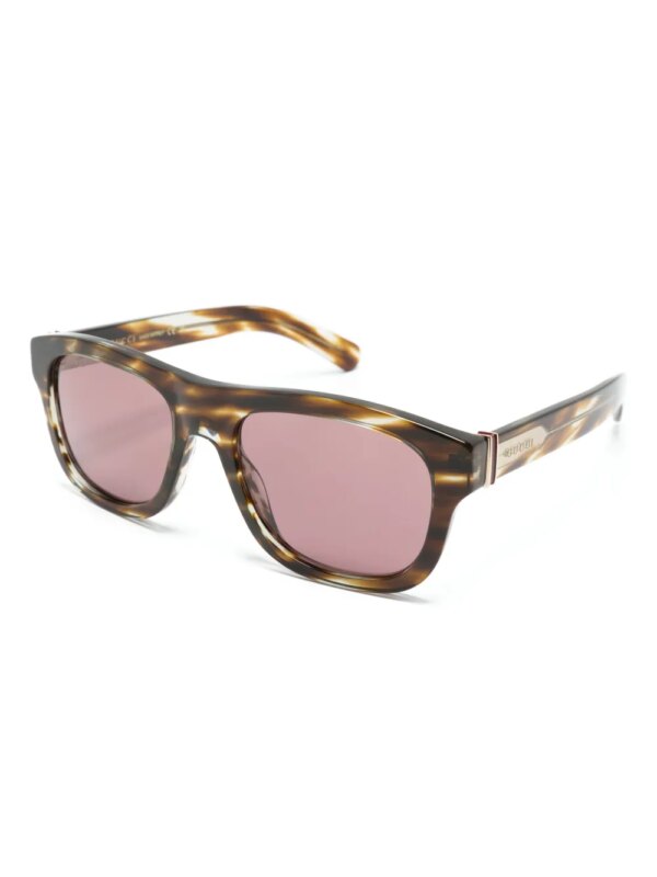 Gucci Eyewear Zonnebril met wayfarer montuur - Bruin