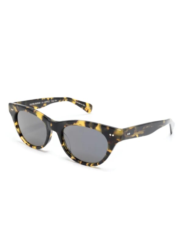 Oliver Peoples Zonnebril met cat-eye montuur - Groen
