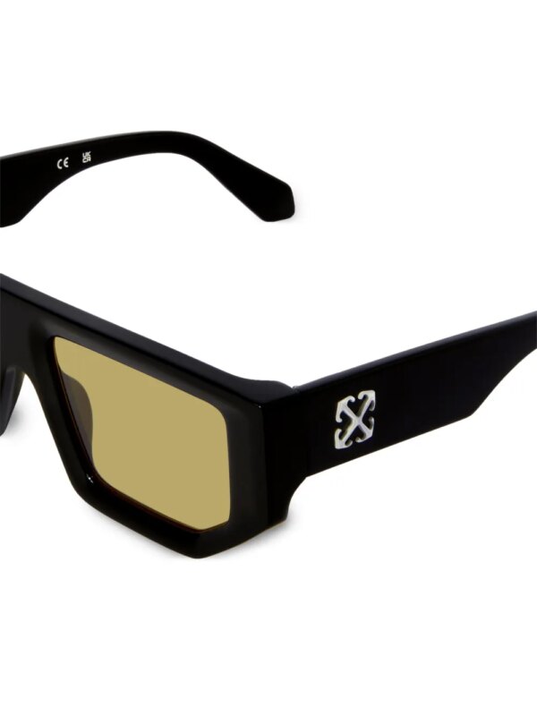 Off-White Eyewear Vancouver zonnebril met geometrisch montuur - Zwart