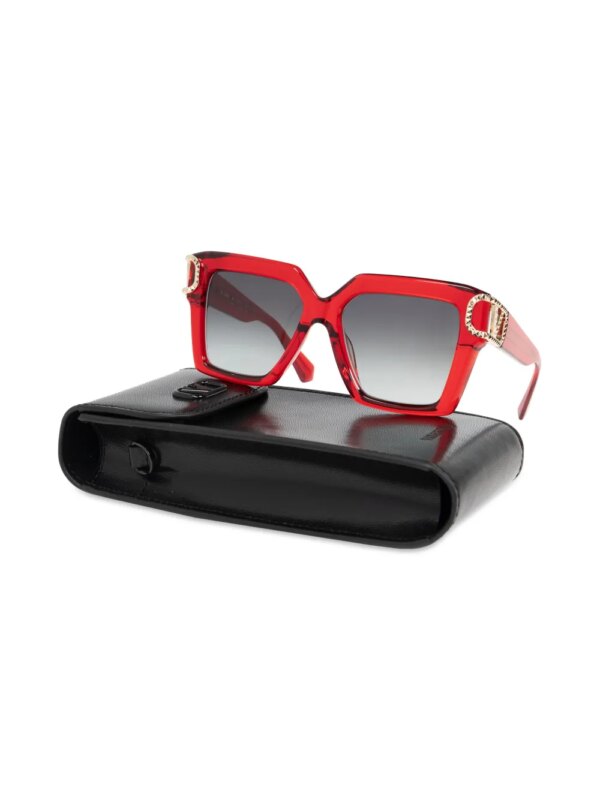 VALENTINO GARAVANI EYEWEAR V-Uno zonnebril - Rood