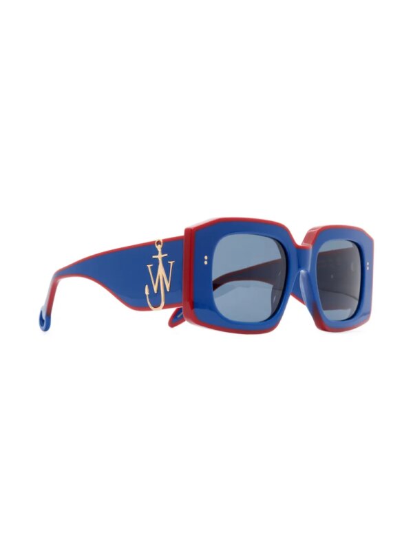 JW Anderson Bumper zonnebril - Blauw