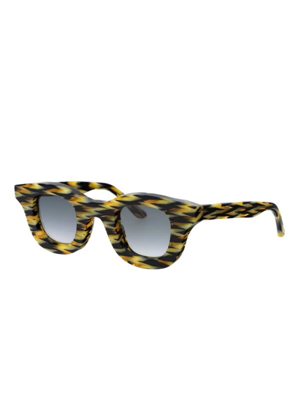 Thierry Lasry Zonnebril met geometrisch montuur - Geel