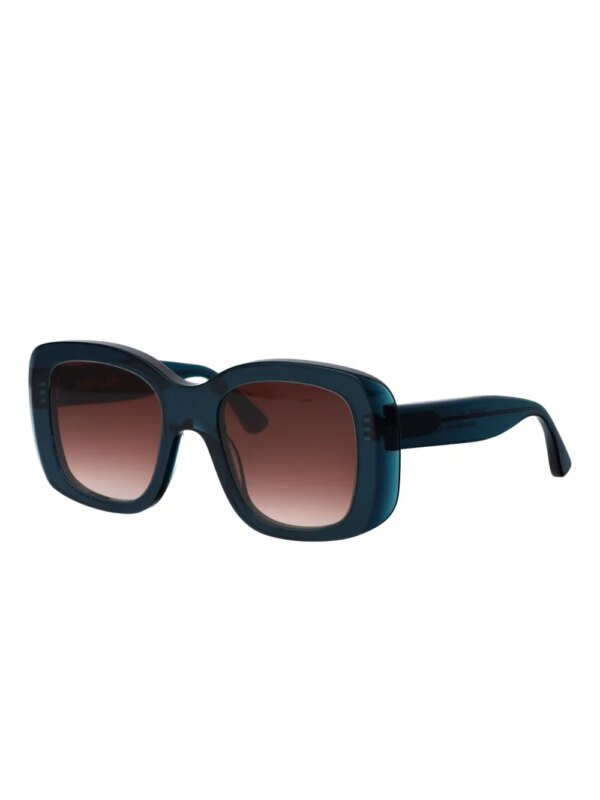 Thierry Lasry Swimmy zonnebril met rechthoekig montuur - Groen