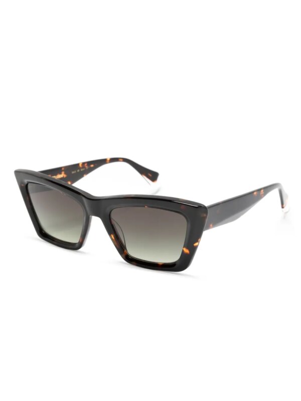 GIGI STUDIOS Esmeralda zonnebril met cat-eye montuur - Bruin