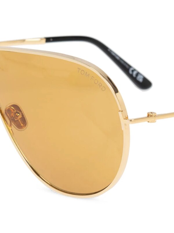 TOM FORD Eyewear Zonnebril met piloten montuur - Goud