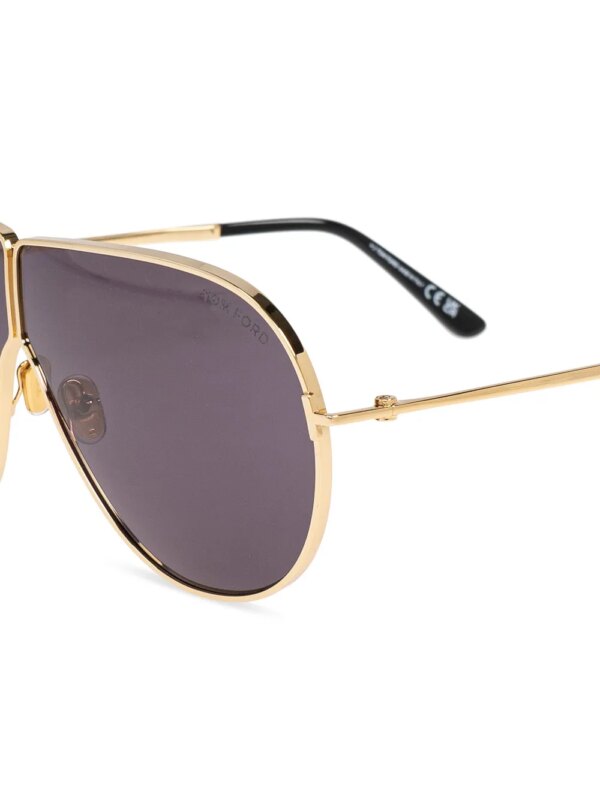 TOM FORD Eyewear Zonnebril met piloten montuur - Goud
