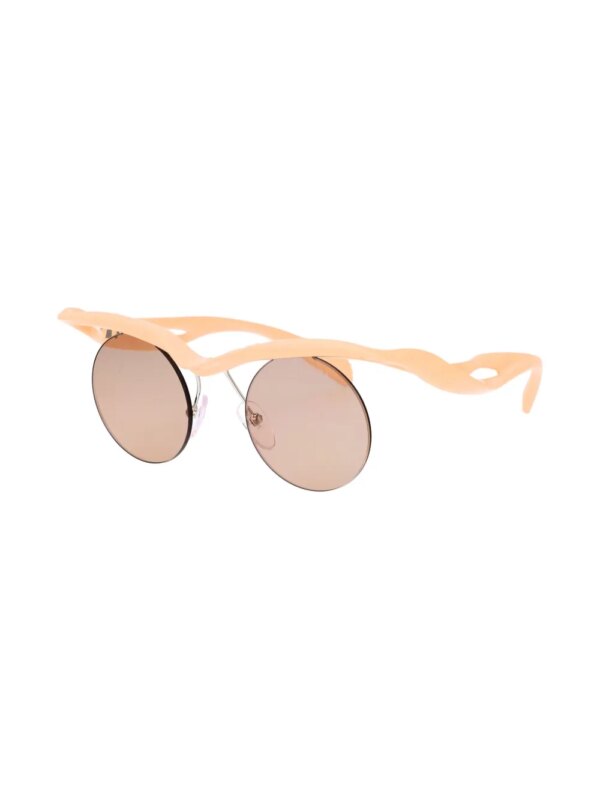 Prada Eyewear Morph zonnebril met rond montuur - Roze