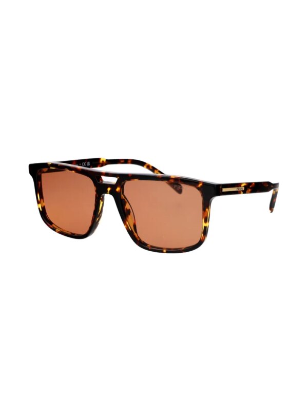 Prada Eyewear Zonnebril met vierkant montuur - Bruin
