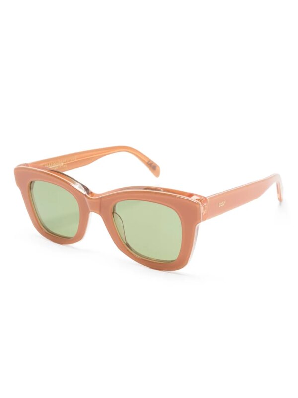 Retrosuperfuture Altura zonnebril met wayfarer montuur - Bruin