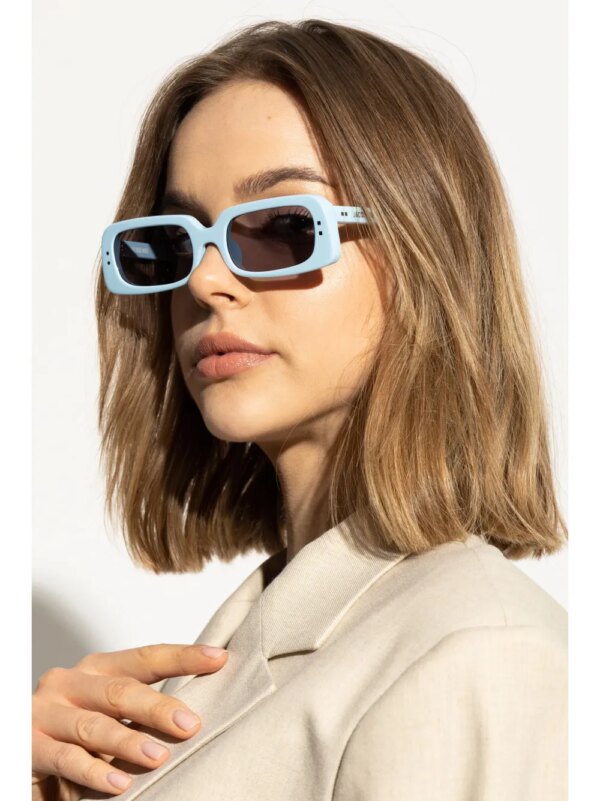 Jacquemus Azzuro zonnebril - Blauw