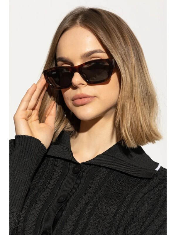 Jacquemus Meridiano zonnebril - Bruin
