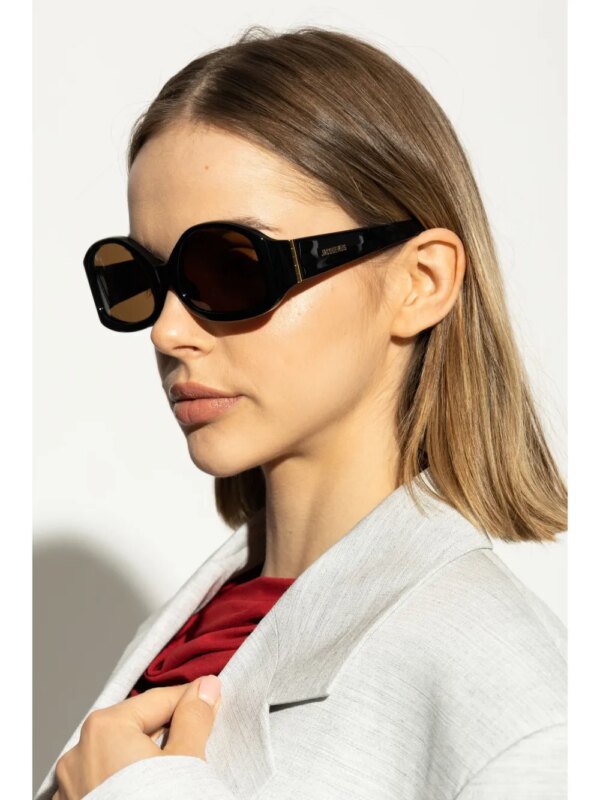 Jacquemus Les Lunettes Colapso zonnebril - Zwart