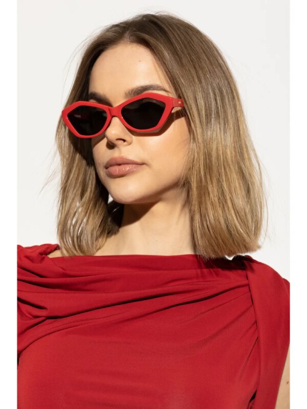 Jacquemus Bambino zonnebril - Rood